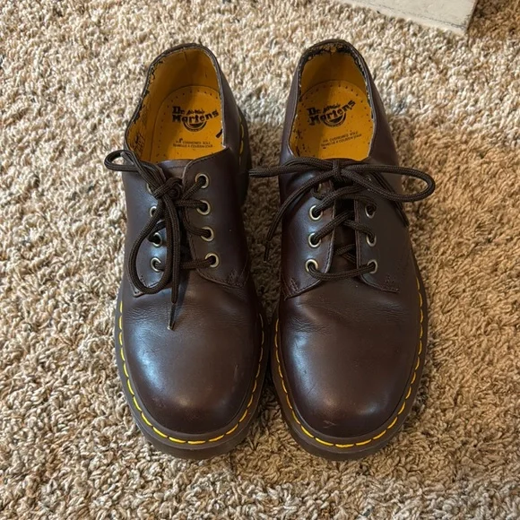 Dr. Martens | Shoes | Dr Martens Dark Brown Leather Oxfords  display picture 3